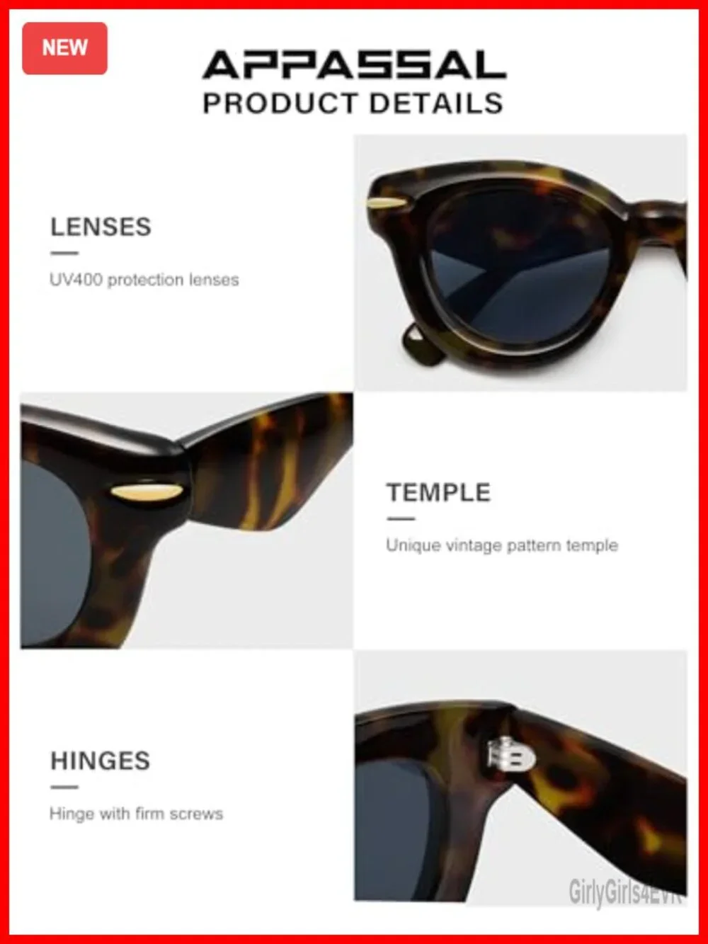 Chunky Round Sunglasses UV400 Protection Retro Style Women Men